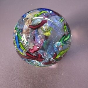 Colorful Glass Paperweight